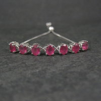Sterling Silver Ruby Bolo Bracelet