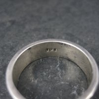 Vintage Sterling Tribal Band Ring Size 10