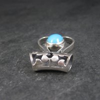 Sterling Sleeping Beauty Turquoise Pendant