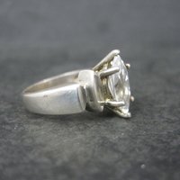 Sterling Marquise Cz Ring Size 7