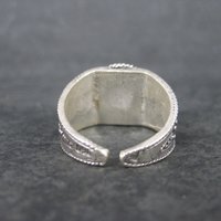 Vintage 950 Silver Chrysocolla Ring Size 9.5