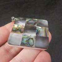 Vintage Abalone Shell Pendant