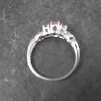 Dainty Vintage 10K Pink Topaz Ring Size 7