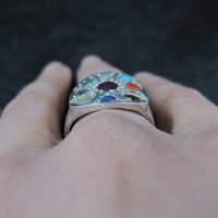 Navaratna Gemstone Ring Size 8