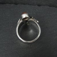 Vintage Sterling Silver Sunstone Emerald Ring Size 6 One of a Kind
