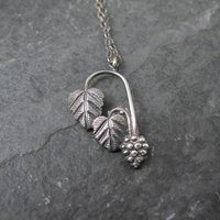 Vintage Black Hills Silver Leaf Necklace Coleman-Frizzell