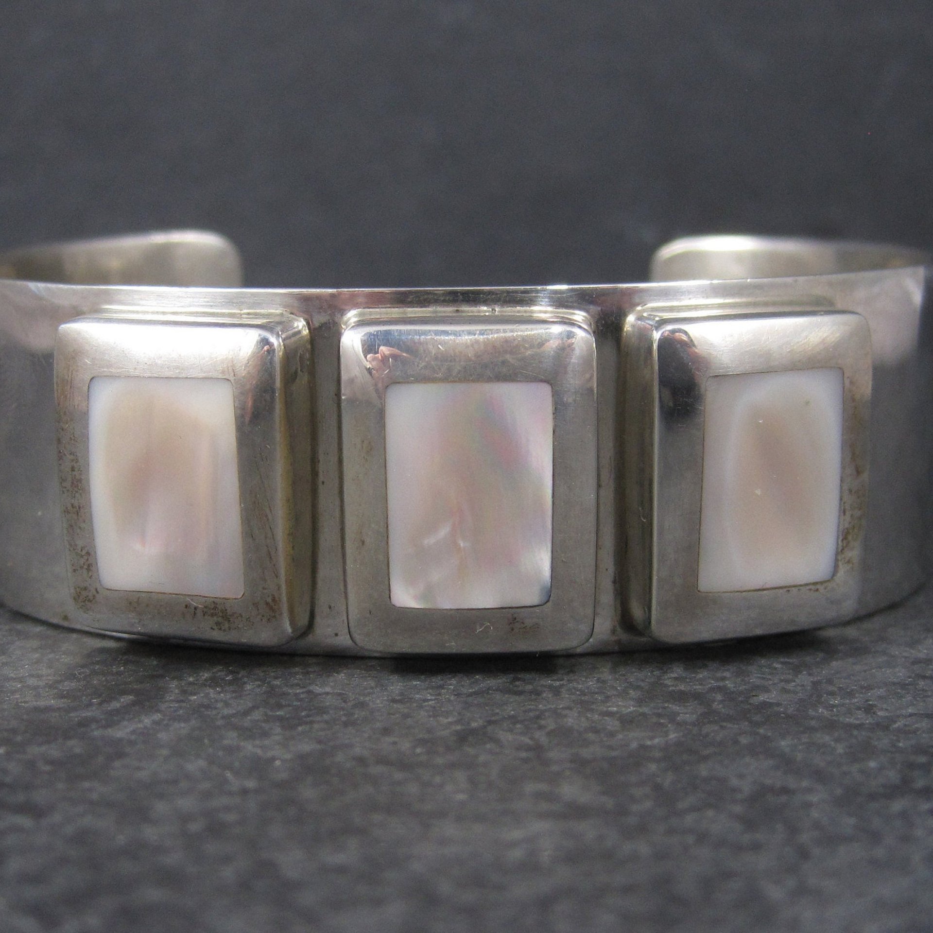 Mother of Pearl Cuff Bracelet 7 Inches