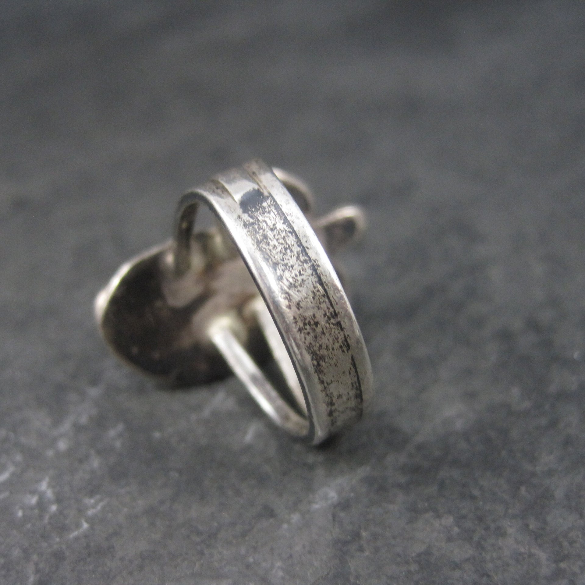 Vintage Southwestern Sterling Turquoise Ring Size 7