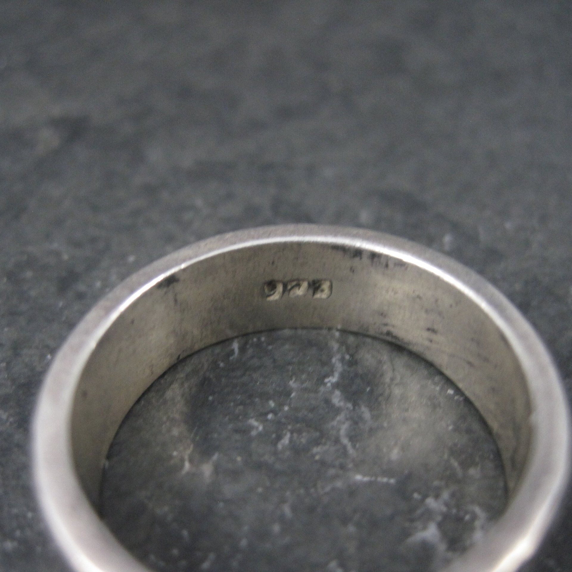 Vintage Sterling Tribal Band Ring Size 10