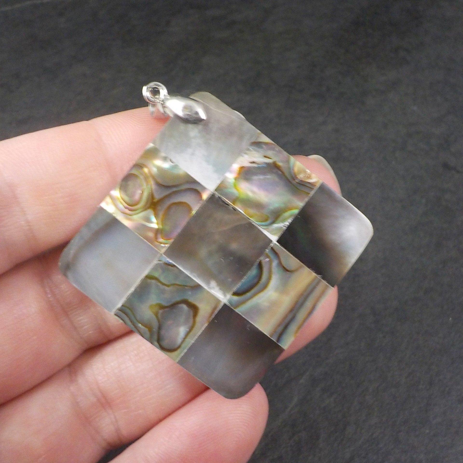 Vintage Abalone Shell Pendant