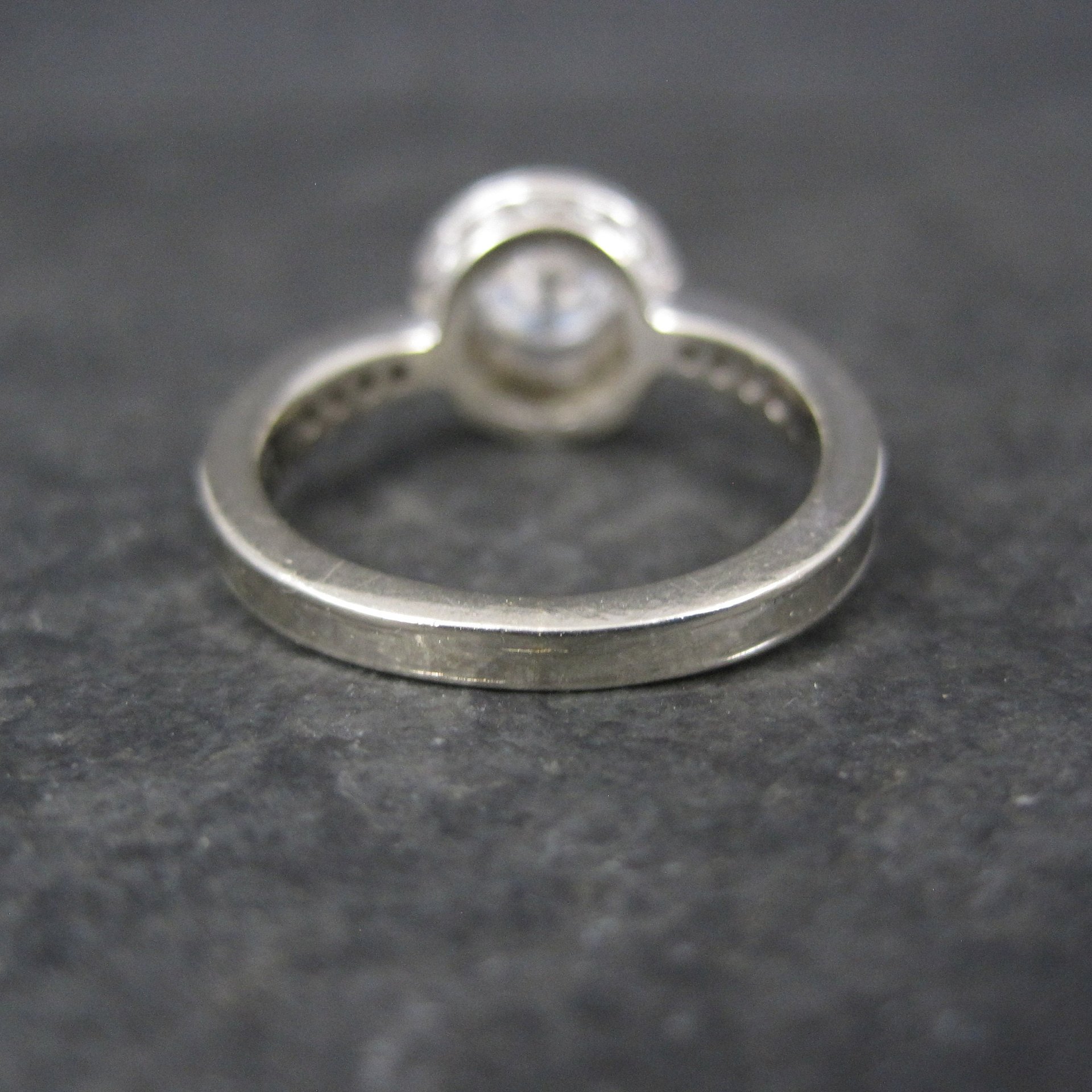 14K Diamond Halo Engagement Ring Size 5.5 Finelli