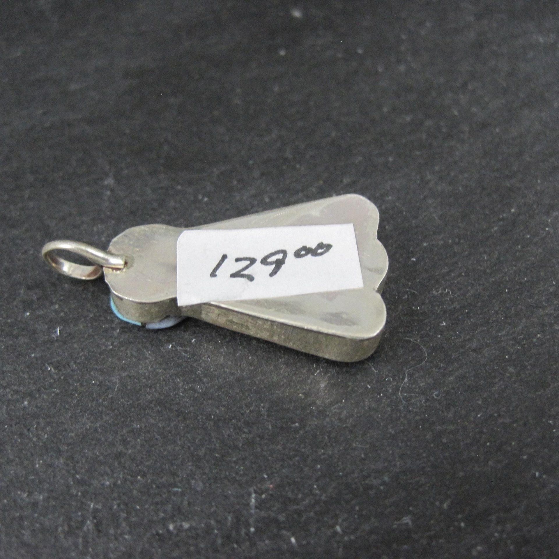 Southwestern Sterling Inlaid Sunface Pendant Sterling Silver