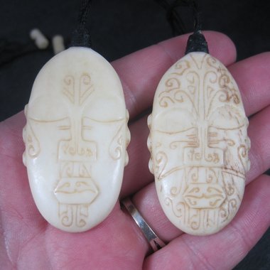 Maori Mother and Father of Creation Pendants Necklaces