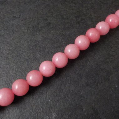 8mm Round Rhodonite Bead Strand Blue Moon Gemstone Beads
