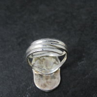 Sterling Silver Halloween Jack O Lantern Pumpkin Ring Adjustable Size 8