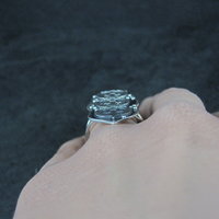 Sterling Silver Halloween Jack O Lantern Pumpkin Ring Adjustable Size 8