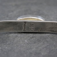 Southwestern Sterling Denim Lapis and Opal Inlay Cuff Bracelet 6.5