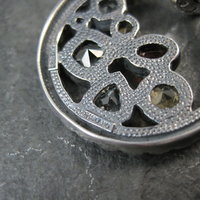 Sterling Silver Multi Gemstone Enhancer Pendant Hinged Pendant