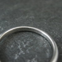 Dainty Sterling Silver 3 Stone Diamond Ring Size 8 