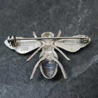Vintage Art Deco Bee Brooch German DLV Greifen Kunst