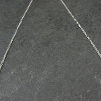 Vintage 14K Peacock Pearl CZ Necklace 17 Inches