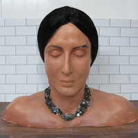 Estate 4 Strand Abalone Necklace 17" 