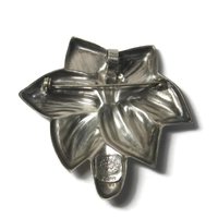 Vintage Mexican Sterling Lily Brooch Pendant Salvador Garcia Jaimez