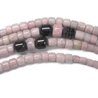 Vintage Sterling Navajo Pink Opal Sugilite Necklace Leonard Platero