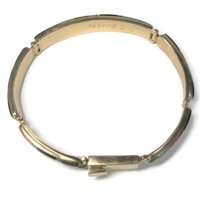 Vintage 14K Inlay Bracelet 8 Inches Cherokee Thomas Barbre