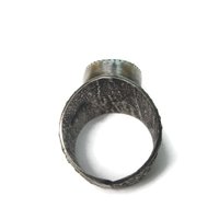 Vintage Tufa Cast Turquoise Ring Native American Size 11