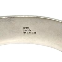 Estate Mexican Sterling Clamper Bracelet