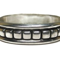 Estate Mexican Sterling Clamper Bracelet