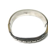 Estate Mexican Sterling Clamper Bracelet