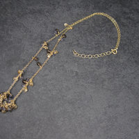 Vintage Vermeil Quartz Necklace 17-19 Inches