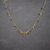 Vintage Vermeil Quartz Necklace 17-19 Inches