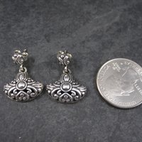 Vintage Sterling Victorian Style Earrings