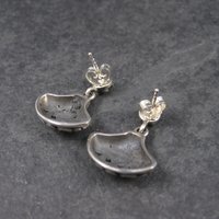 Vintage Sterling Victorian Style Earrings