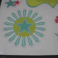 Fancy Pants Summer Scrapbooking Stickers Glitter Cuts Discontinued