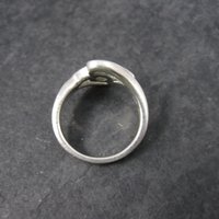Vintage Sterling Intertwined Heart Ring Size 6.5