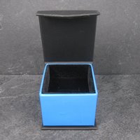 Blue and Black Magnetic Ring Box