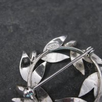 Estate Carl Art Rhinestone Circle Brooch