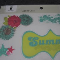 Fancy Pants Summer Scrapbooking Stickers Glitter Cuts Discontinued