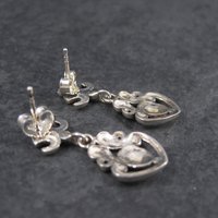 Vintage Sterling Victorian Style Earrings
