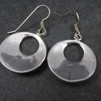 Vintage Southwestern Sterling 14K Earrings