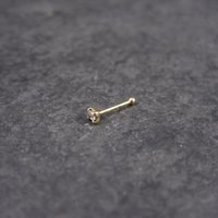 14K Nose Stud 20 Gauge Nose Bone