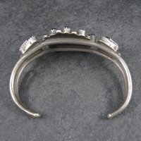 Vintage Sunface Jewelry Set Native American Cuff Bracelet and Ring Size 10