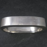 Heavy Vintage Mexican Sterling Bangle Bracelet 7 Inches