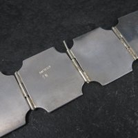 Navajo Sterling Kokopelli Spirit Bear Bracelet 7.5 Inches