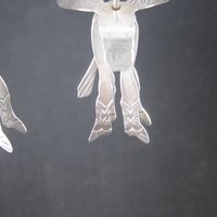 Vintage Moose Hoop Earrings | Southwestern Sterling Silver Estate Jewelry