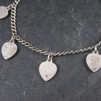 Vintage Sterling Beta Sigma Phi Charm Bracelet 1951-1958